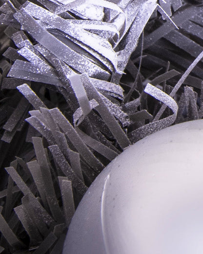 180cm Decorated Silver Mixed Pine Garland with White Poinsettia