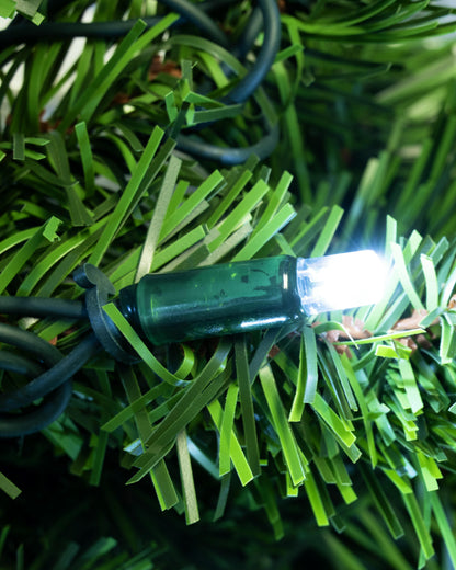 The 9ft Pre-lit Ironwood Garland - Dual Colour LEDs (10pc)