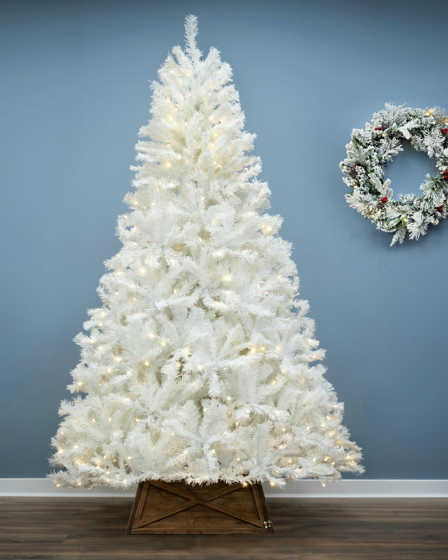 The 8ft Pre-lit Bianca Pine Tree with Warm White Lights