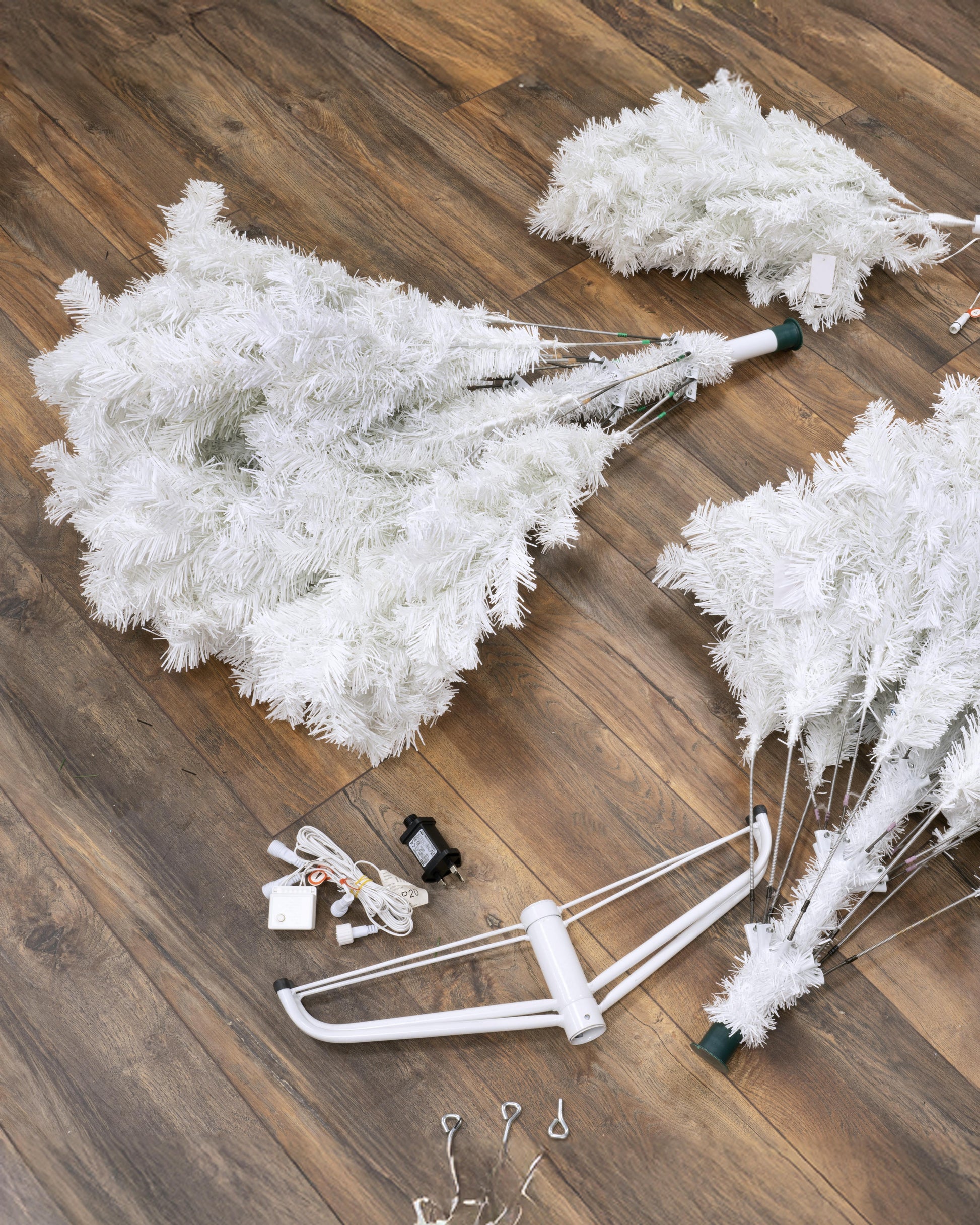 The 10ft Pre-lit Bianca Pine Tree with Warm White Lights