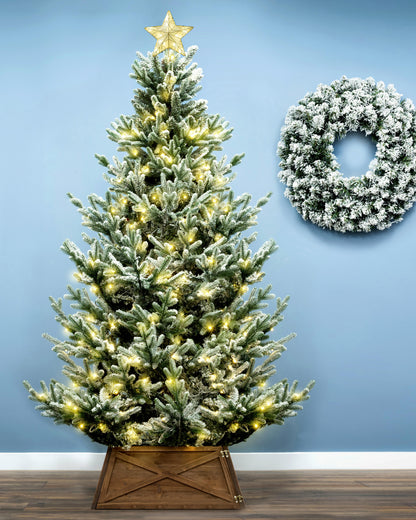 The 6ft Pre-lit Frosted Ultra Mountain Pine