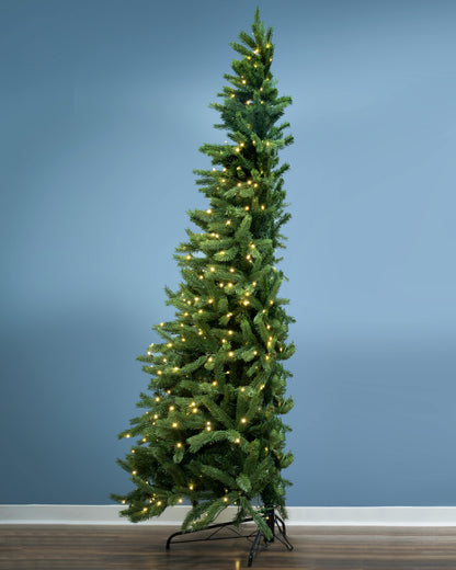 The 4ft Pre-lit Ultra Devonshire Half Tree Warm White Lights