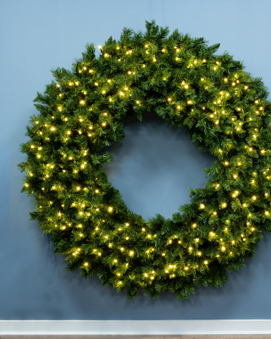 The 150cm Pre-lit Ironwood Wreath - Dual Colour LEDs (1pc)